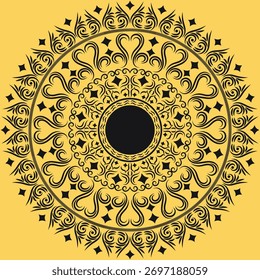 Decorative Mandala Pattern Art | Abstract Floral Geometry Ornament | Sacred Boho Symmetry Vector | Spiritual Decorative Artwork for Meditation and Interior Design