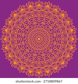 Decorative Mandala Pattern Art | Abstract Floral Geometry Ornament | Sacred Boho Symmetry Vector | Spiritual Decorative Artwork for Meditation and Interior Design