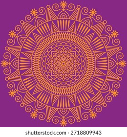 Decorative Mandala Pattern Art | Abstract Floral Geometry Ornament | Sacred Boho Symmetry Vector | Spiritual Decorative Artwork for Meditation and Interior Design