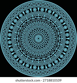 Decorative Mandala Pattern Art | Abstract Floral Geometry Ornament | Sacred Boho Symmetry Vector | Spiritual Decorative Artwork for Meditation and Interior Design