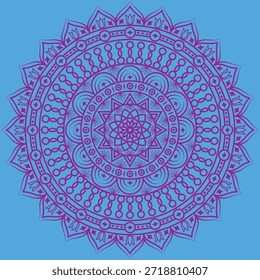 Decorative Mandala Pattern Art | Abstract Floral Geometry Ornament | Sacred Boho Symmetry Vector | Spiritual Decorative Artwork for Meditation and Interior Design