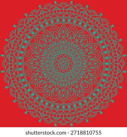 Decorative Mandala Pattern Art | Abstract Floral Geometry Ornament | Sacred Boho Symmetry Vector | Spiritual Decorative Artwork for Meditation and Interior Design