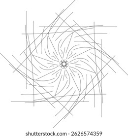 Decorative mandala pattern for meditation, wall art, or print.