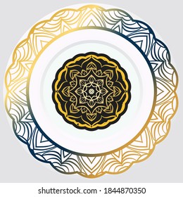 Decorative mandala pattern. Vector illustatration for design