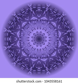 Decorative Mandala. vector illustration. For fashion, print, sticker, icon