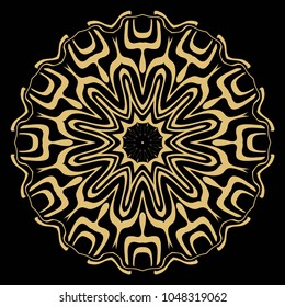 Decorative Mandala. vector illustration. For fashion, print, sticker, icon