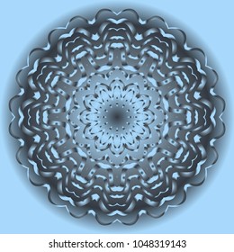 Decorative Mandala. vector illustration. For fashion, print, sticker, icon