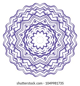 Decorative Mandala. vector illustration. For fashion, print, sticker, icon