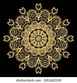 Decorative Mandala. vector illustration. For fashion, print, DESIGN, icon