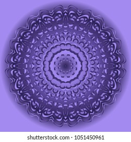 Decorative Mandala. vector illustration. For fashion, print, sticker, icon
