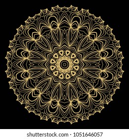 Decorative Mandala. vector illustration. For fashion, print, DESIGN, icon
