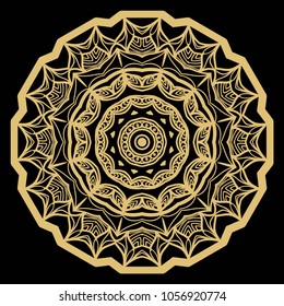 Decorative Mandala. vector illustration. For fashion, print, DESIGN, icon