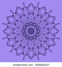 Decorative Mandala. vector illustration. For fashion, print, DESIGN, icon