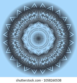 Decorative Mandala. vector illustration. For fashion, print, DESIGN, icon