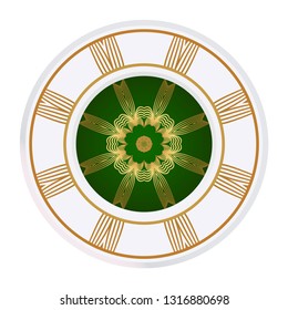 Decorative Mandala. Vector Illustration. Isolated. Tribal Ethnic Ornament With Mandala. Anti-Stress Therapy Pattern. Indian, Moroccan, Mystic, Ottoman Motifs.