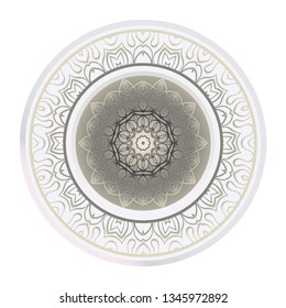Decorative Mandala. Vector Illustration. Isolated. Tribal Ethnic Ornament With Mandala. Anti-Stress Therapy Pattern. Indian, Moroccan, Mystic, Ottoman Motifs