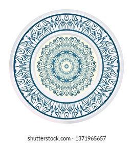 Decorative Mandala. Vector Illustration. Isolated. Tribal Ethnic Ornament With Mandala. Anti-Stress Therapy Pattern. Indian, Moroccan, Mystic, Ottoman Motifs