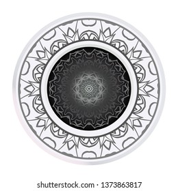 Decorative Mandala. Vector Illustration. Isolated. Tribal Ethnic Ornament With Mandala. Anti-Stress Therapy Pattern. Indian, Moroccan, Mystic, Ottoman Motifs