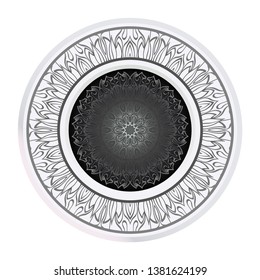 Decorative Mandala. Vector Illustration. Isolated. Tribal Ethnic Ornament With Mandala. Anti-Stress Therapy Pattern. Indian, Moroccan, Mystic, Ottoman Motifs