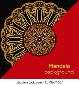 Decorative Mandala. Vector Illustration. Tribal Ethnic Ornament With Mandala. Anti-Stress Therapy Pattern. Indian, Moroccan, Mystic, Ottoman Motifs.