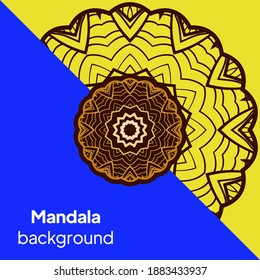 Decorative Mandala. Vector Illustration. Tribal Ethnic Ornament With Mandala. Anti-Stress Therapy Pattern. Indian, Moroccan, Mystic, Ottoman Motifs.