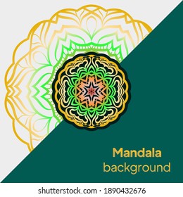 Decorative Mandala. Vector Illustration. Tribal Ethnic Ornament With Mandala. Anti-Stress Therapy Pattern. Indian, Moroccan, Mystic, Ottoman Motifs.