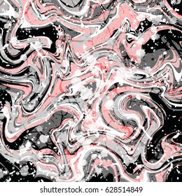 Decorative marble texture. Abstract painting, can be used as a background for wallpapers, posters, cards, invitations, websites. Marbled ink pattern, liquid paint.