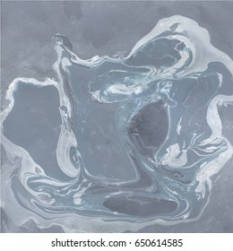 Decorative Marble Texture. Abstract painting. Trendy background for printing and websites. Color Paints on Grey Background.