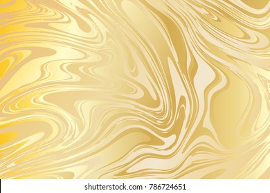 Decorative marble texture. Abstract painting, can be used as a background for wallpapers, posters, cards, invitations, websites. Marbled ink pattern, liquid paint. Golden marble