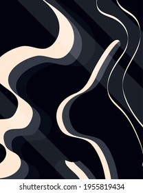 decorative marble wave dark background