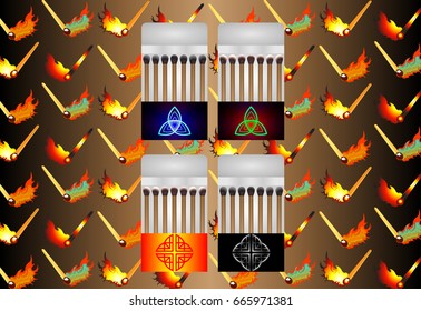 decorative matches box