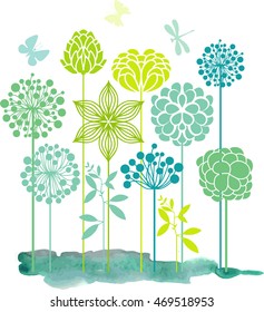 Decorative meadow series