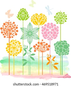 Decorative meadow series