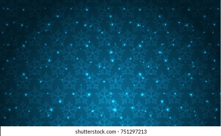 Decorative  Merry Christmas background with snowflakes.Vector illustration.