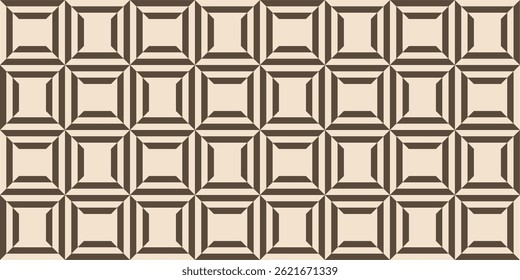 Decorative minimalist geometric pattern. Classic mosaic geometric background. Modern tile. Template for your design of tile, wallpapers, stained glass windows, fabric, textile.
