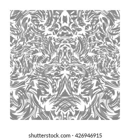 Decorative mirror ornament of texture for application in modern design. 