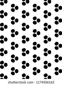 Decorative modern repeating dots vector pattern for many creative ideas