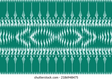 Decorative modern vintage texture tribal African geometric vector ikat pattern. Folk embroidery, Indian, Scandinavian, Gypsy, Mexican, African rug, wallpaper.