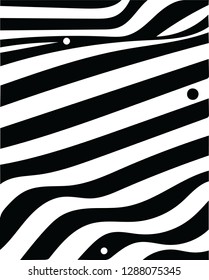 Decorative modern zebra print texture vector pattern shape design for creative ideas