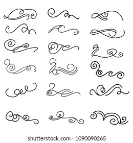  Decorative monograms and calligraphic borders. Template signage, logos, labels, stickers, cards. Graphic design page. Classic design elements for wedding invitations.