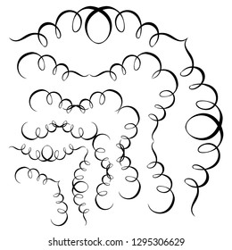  Decorative monograms and calligraphic borders. Template signage, logos, labels, stickers, cards. Graphic design page. Classic design elements for wedding invitations.