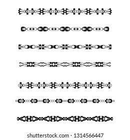  Decorative monograms and calligraphic borders. Template signage, logos, labels, stickers, cards. Graphic design page. Classic design elements for wedding invitations