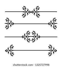  Decorative monograms and calligraphic borders. Template signage, logos, labels, stickers, cards. Graphic design page. Classic design elements for wedding invitations.