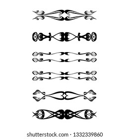  Decorative monograms and calligraphic borders. Template signage, logos, labels, stickers, cards. Graphic design page. Classic design elements for wedding invitations.