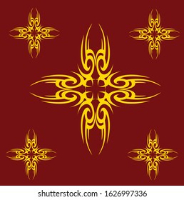 Decorative monograms and calligraphic borders. Template signage, logos, labels, stickers, cards. Graphic design page. Classic design elements for wedding invitations