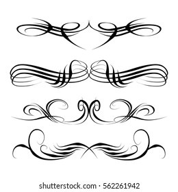  Decorative monograms and calligraphic borders. Template signage, logos, labels, stickers, cards. Graphic design page. Classic design elements for wedding invitations.