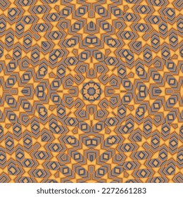 Composición gráfica de patrones interminable en mosaico decorativo. Impresión de manta plana. Patrón de geometría tribal. Impresión tradicional de Lisboa. Tapa de moda de belleza.