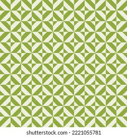 Patrón de mosaico decorativo, diseño geométrico sin costuras