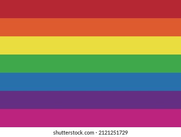 Decorative multicolor rainbow flag background.