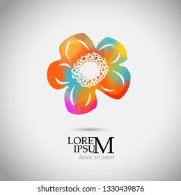 decorative multicolored flower object